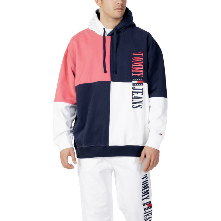 Men’s fashion Tommy Hilfiger color block hoodie