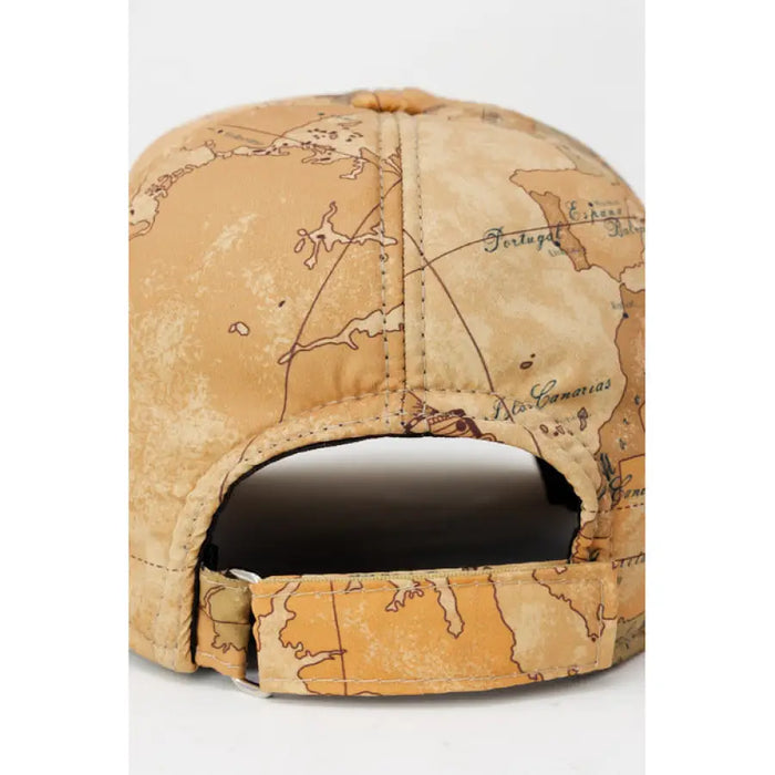 Baseball cap featuring a vintage world map pattern from Alviero Martini Prima Classe