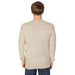 Beige knit sweater back view on model from Only & Sons Men Knitwear collection