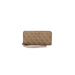 Beige patterned zip-around wallet with wrist strap - Guess Women Wallet