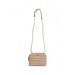 Beige quilted crossbody handbag with long strap from Calvin Klein Women Bag