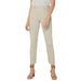 Beige slim-fit ankle-length trousers with brown heeled sandals - Only Women Jeans