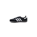 Black Adidas sneakers with white stripes designed for men by Adidas