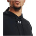 Black Under Armour hoodie featuring the brand logo from Under Armour Men Sweatshirts