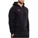 Black Under Armour zip-up hoodie featuring a hood and front pockets for men