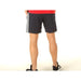 Black athletic shorts with white side stripes, Adidas Men Shorts for comfortable fitnesswear