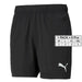 Black athletic shorts with Puma logo on leg in Puma Men Shorts product