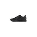 Black low-profile athletic sneakers by Boss for men featuring a smooth design