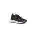 Black Ea7 Men Sneakers featuring a white sole and prominent branding details