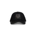 Black baseball cap featuring a gray tiger emblem for Antony Morato Women Cap