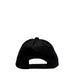 Black Armani Exchange Men Cap featuring adjustable strap closure at the back