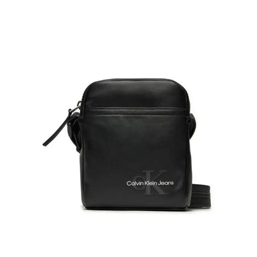 Black Calvin Klein Jeans crossbody bag with zipper closure in Calvin Klein Men Bag collection