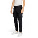 Black cargo pants with side pockets worn by person in white shirt and sneakers Gas Men Trousers