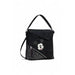 Black handbag with Mickey Mouse design and rhinestone embellishments by Desigual