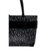 Black handbag with text pattern and strap from Armani Exchange Women Bag