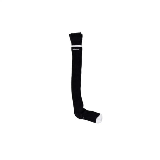 Black hockey sock with white toe and brand label for Dr. Martens Women’s Underwear