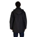 Black hooded winter coat back view from Boss - Boss Men Jacket collection