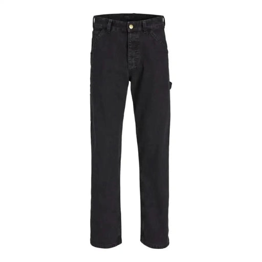 Jack & Jones men’s black jeans button detail urban style clothing