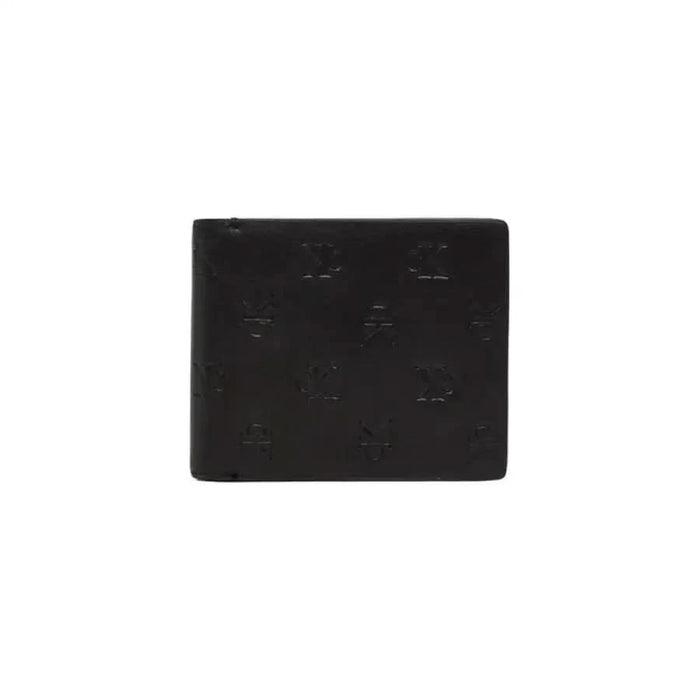 Black leather bifold wallet from Calvin Klein Men, showcasing elegant design and style