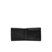 Black leather bifold wallet by Tommy Hilfiger showcasing card slots and compartments