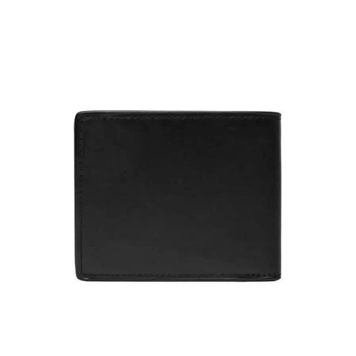 Black leather bifold Tommy Hilfiger men wallet showcasing elegance and style