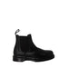 Black leather Chelsea boot with elastic panels and pull tab from Dr. Martens Men Boots