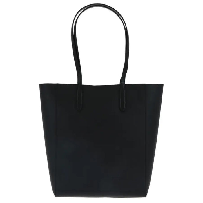 Black leather tote bag with long handles from Michael Kors Women Bag collection