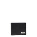 Elegant Black Leather Armani Exchange Men Wallet with Signature Logo Plate