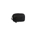 Black leather wristlet clutch with front zipper pocket in Antony Morato crossbody bag