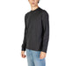 Black long-sleeve crew neck t-shirt from Gas Men Black Long Round Neck Sweatshirt collection