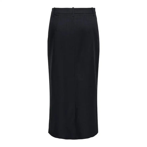 Black midi-length pencil skirt by Jacqueline De Yong, perfect for chic and stylish outfits