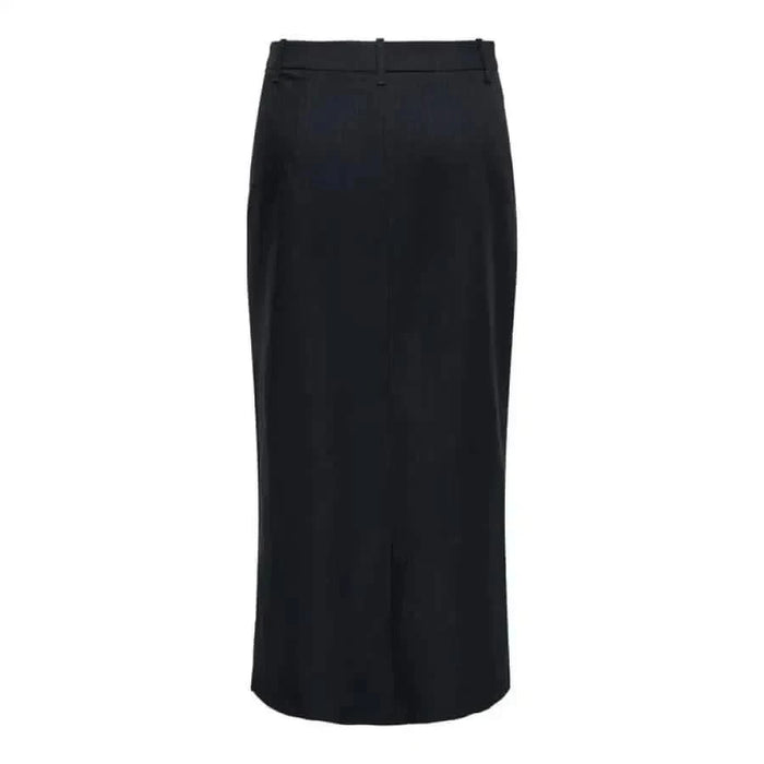 Black midi-length pencil skirt by Jacqueline De Yong, perfect for chic and stylish outfits