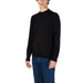 Black mock neck sweater with long sleeves from Gas Men’s collection displayed online