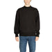 Black mock turtleneck sweater with long sleeves from Calvin Klein Men Sweatshirts collection