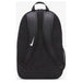 Black Nike backpack featuring white swoosh logo, part of Nike Men Bag collection