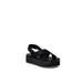 Black platform sandal with crisscrossing straps from Calvin Klein Jeans Women Sandals