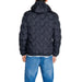 Black quilted puffer jacket with chevron pattern from Blauer Men Jacket collection