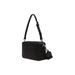 Black rectangular Calvin Klein shoulder bag with adjustable strap and multiple compartments