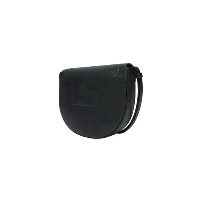 Black semicircular handbag with shoulder strap from Calvin Klein Jeans Women Bag