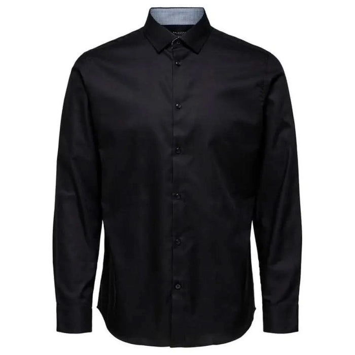 Selected - Men Shirt - black / 3XL - Clothing Shirts