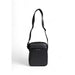 Black shoulder bag with single strap and zippered compartment by Calvin Klein Men