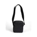 Black textured shoulder bag with adjustable strap from Calvin Klein Men