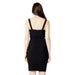 Armani Exchange Women’s Black Sleeveless Bodycon Dress - Back View