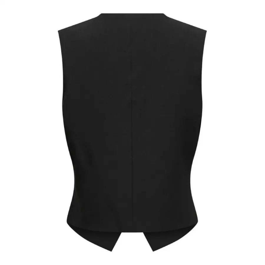 Black sleeveless vest with split back, Only Women’s Gilet