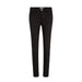 Black slim-fit trousers by Morgan De Toi for women, ideal for stylish and versatile outfits