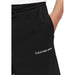 Black sweatpants featuring Calvin Klein Jeans logo from Calvin Klein Jeans Men Shorts collection