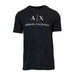 Black t-shirt with ’A|X ARMANI EXCHANGE’ logo on front from Armani Exchange Men T-Shirt