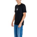 Black t-shirt with chest graphic design - Calvin Klein Jeans Men T-Shirt by Calvin Klein