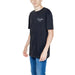 Tommy Hilfiger Jeans Men T-Shirt Black with Small Chest Logo or Text