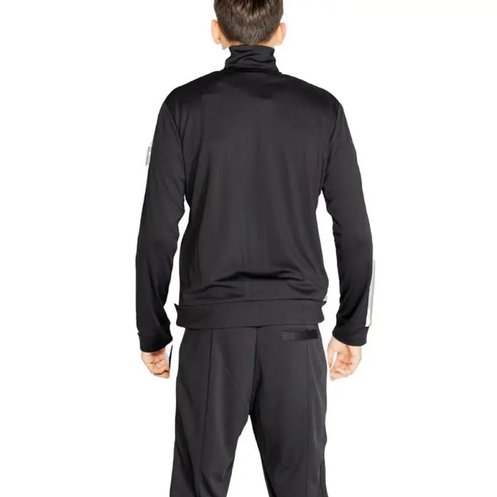 Black turtleneck sweater on a person from behind in Calvin Klein Sport Men Sweatshirts